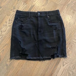 American eagle jean skirt